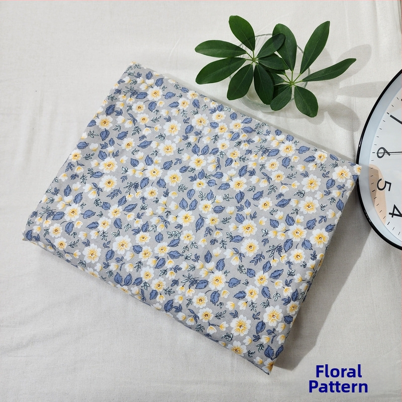 Husă de pilotă din bumbac 100% cu model floral, țesătură simplă, imprimare prin vopsire, densitatea țesăturii 78x65