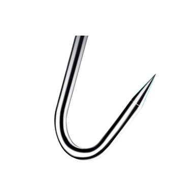 Стоманена S-образна закачалка за месо, за висящо сушено месо, риба и колбаси, електроплатиран, 170 г, модерен минималистичен стил