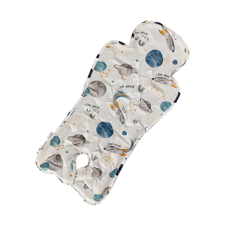 Bērnu ratiņu sēdekļa spilvens ar dzesējošu PVC materiālu, universāls ratiem un ēdamistabas krēsliem, ledus pērļu spilvens