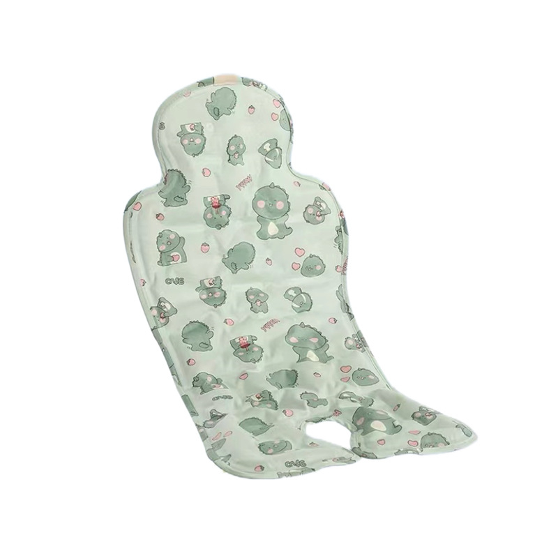 Bērnu ratiņu sēdekļa spilvens ar dzesējošu PVC materiālu, universāls ratiem un ēdamistabas krēsliem, ledus pērļu spilvens