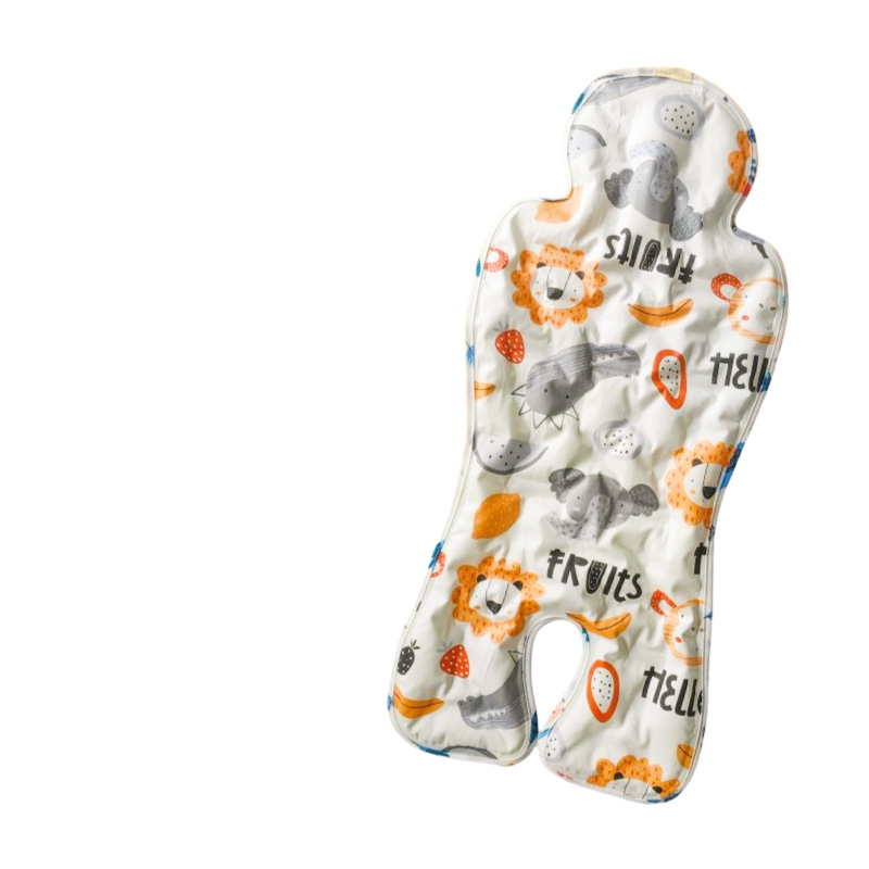 Bērnu ratiņu sēdekļa spilvens ar dzesējošu PVC materiālu, universāls ratiem un ēdamistabas krēsliem, ledus pērļu spilvens