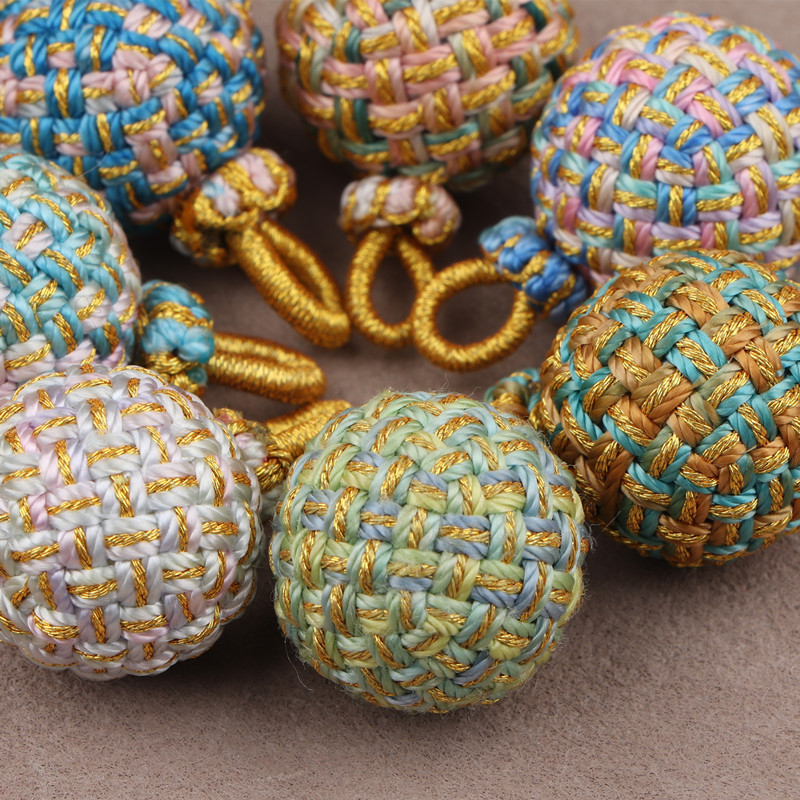 Dragon Scale Ball DIY privjesak, ručno pleteni šnuri, privjesak za ključeve i torbu, originalni dizajn, proljeće 2025
