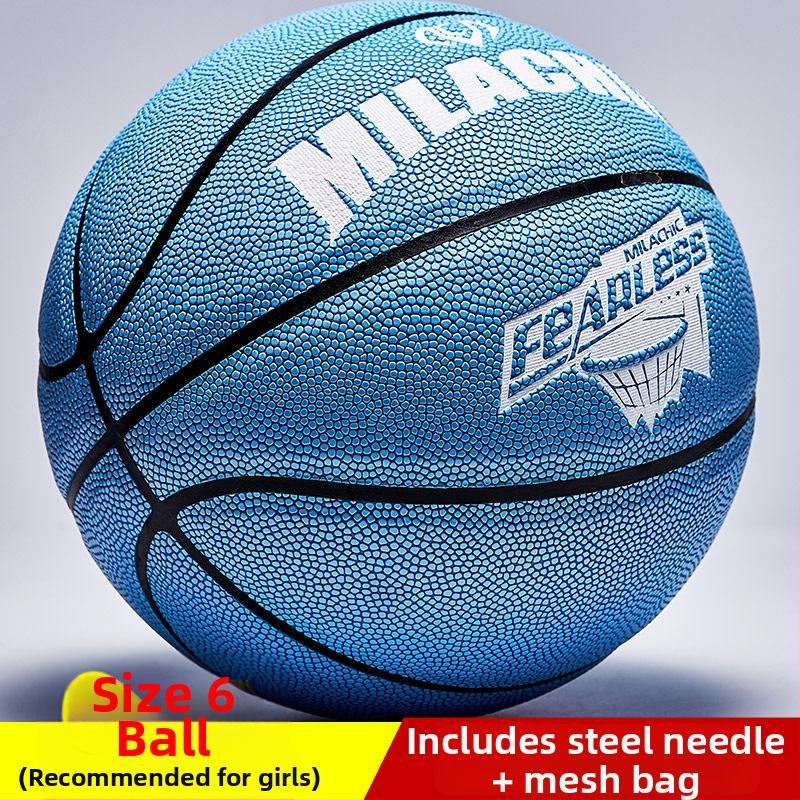 Vaikų PU krepšinio kamuolys vidaus ir lauko treniruotėms, su spausdintu logotipu, pritaikomas ir licencijuojamas privatų ženklą