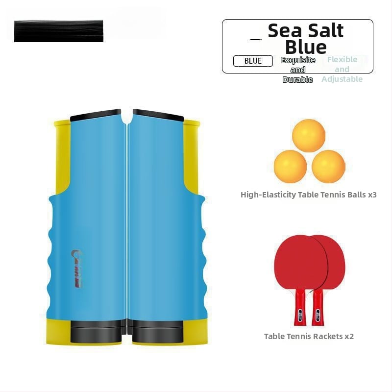 Πλαίσιο διχτυού επιτραπέζιου τένις – φορητό, επεκτειόμενο δίχτυ από πλέγμα, κατάλληλο για εσωτερικούς και εξωτερικούς χώρους, κεντρικό δίχτυ