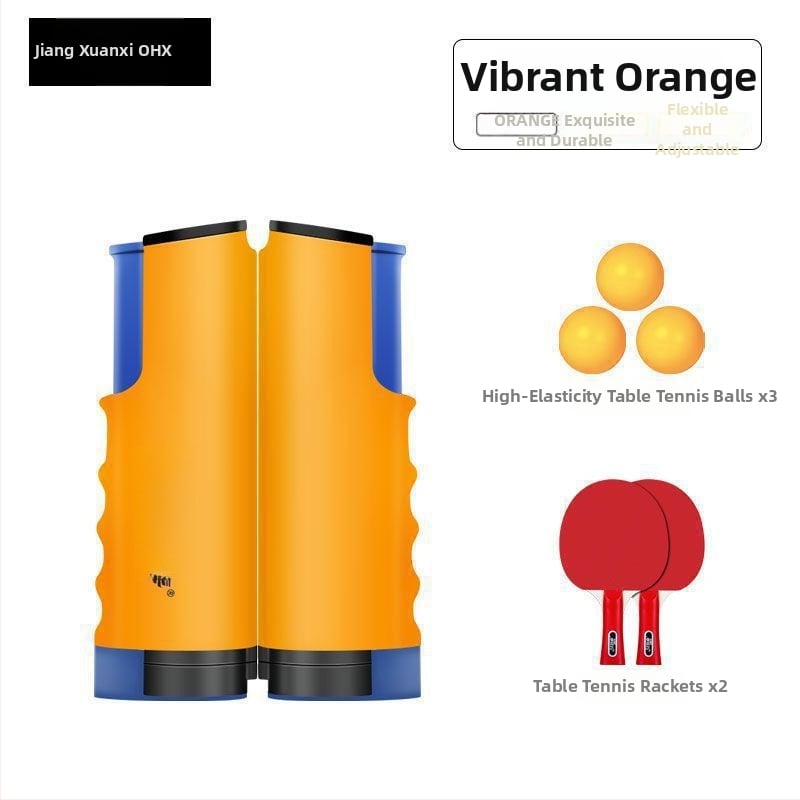 Πλαίσιο διχτυού επιτραπέζιου τένις – φορητό, επεκτειόμενο δίχτυ από πλέγμα, κατάλληλο για εσωτερικούς και εξωτερικούς χώρους, κεντρικό δίχτυ