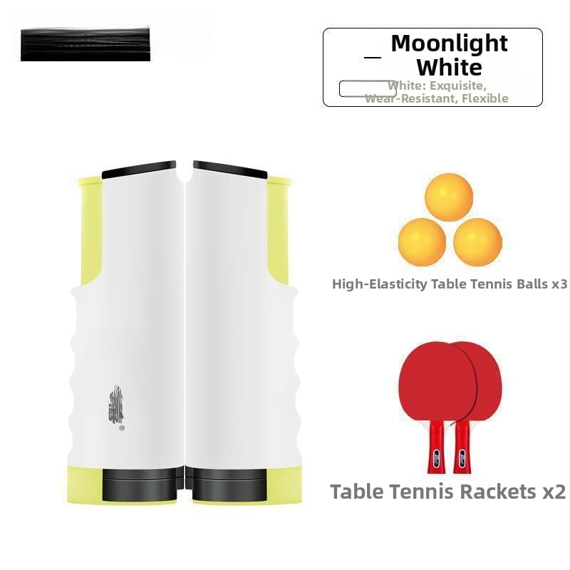 Πλαίσιο διχτυού επιτραπέζιου τένις – φορητό, επεκτειόμενο δίχτυ από πλέγμα, κατάλληλο για εσωτερικούς και εξωτερικούς χώρους, κεντρικό δίχτυ