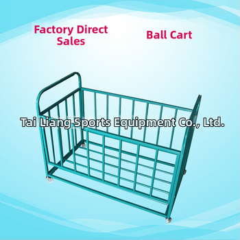 Nerūdijančio plieno mobilus kamuolių laikymo dėklas su sulankstomu rėmu, skirtas krepšiniui ir futbolui