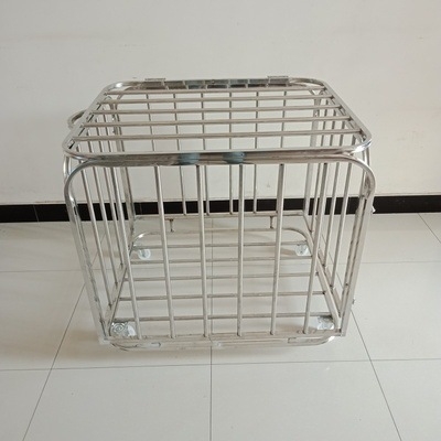 Nerūdijančio plieno mobilus kamuolių laikymo dėklas su sulankstomu rėmu, skirtas krepšiniui ir futbolui