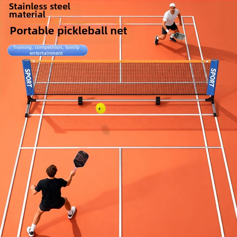 Στήριγμα pickleball από ανοξείδωτο χάλυβα – πτυσσόμενο, αφαιρούμενο και ρυθμιζόμενο, 2-3 kg, στήλη μπάλας/μονάδα μπάλας