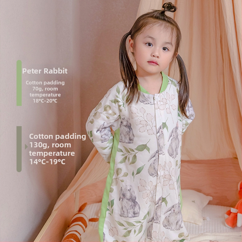 1-3 éveseknek szóló alvózsák állandó hőmérséklet funkcióval, bambusz rostból készült anyag, pamut bélés, téli–ősz használatra