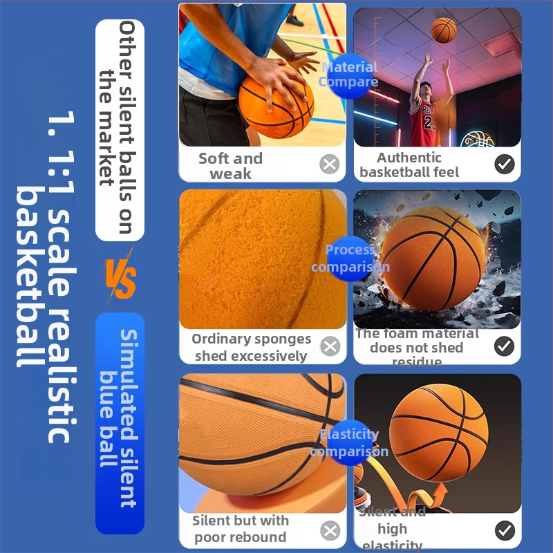 Sunkus tylus krepšinis vidaus treniruotėms, PU puta, itin aukštas atsispyrimas, 150–580 g vienai kamuolei