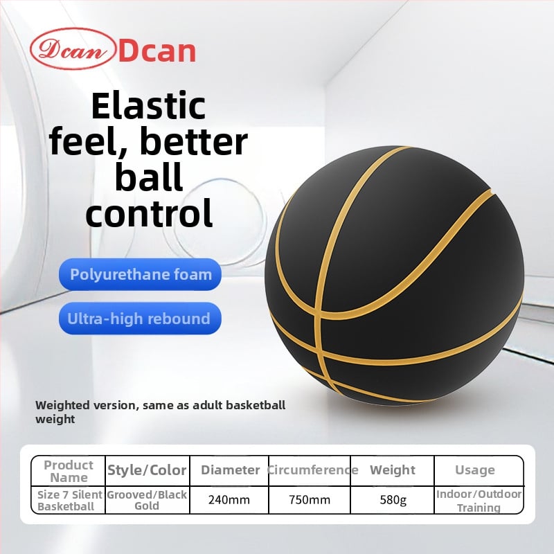 Sunkus tylus krepšinis vidaus treniruotėms, PU puta, itin aukštas atsispyrimas, 150–580 g vienai kamuolei