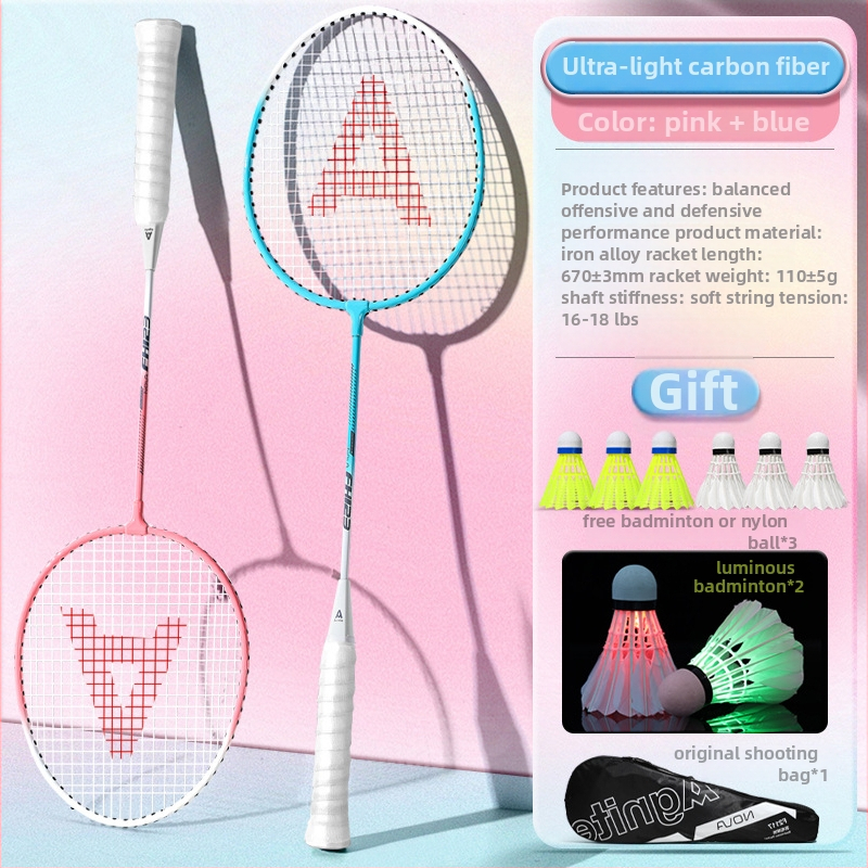 Badmintono raketė Effective — svoris 95–100 g, rėmo medžiaga geležies lydinys, rankenos storis G5, raketės tipas: tiesus smūgis, stiebo kietumas: vidutinis.