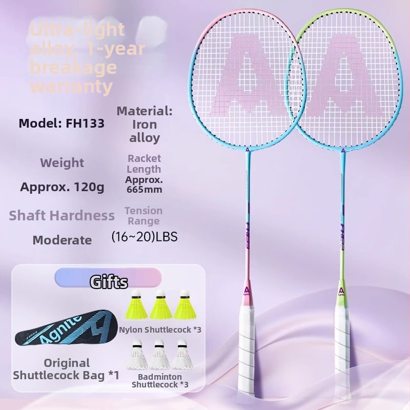 Badmintono raketė Effective — svoris 95–100 g, rėmo medžiaga geležies lydinys, rankenos storis G5, raketės tipas: tiesus smūgis, stiebo kietumas: vidutinis.