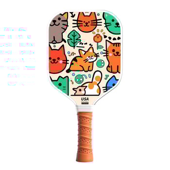 Vaikų pickleball raketė iš stiklo pluošto su karikatūros dizainu, Lidakang, 175±5 g