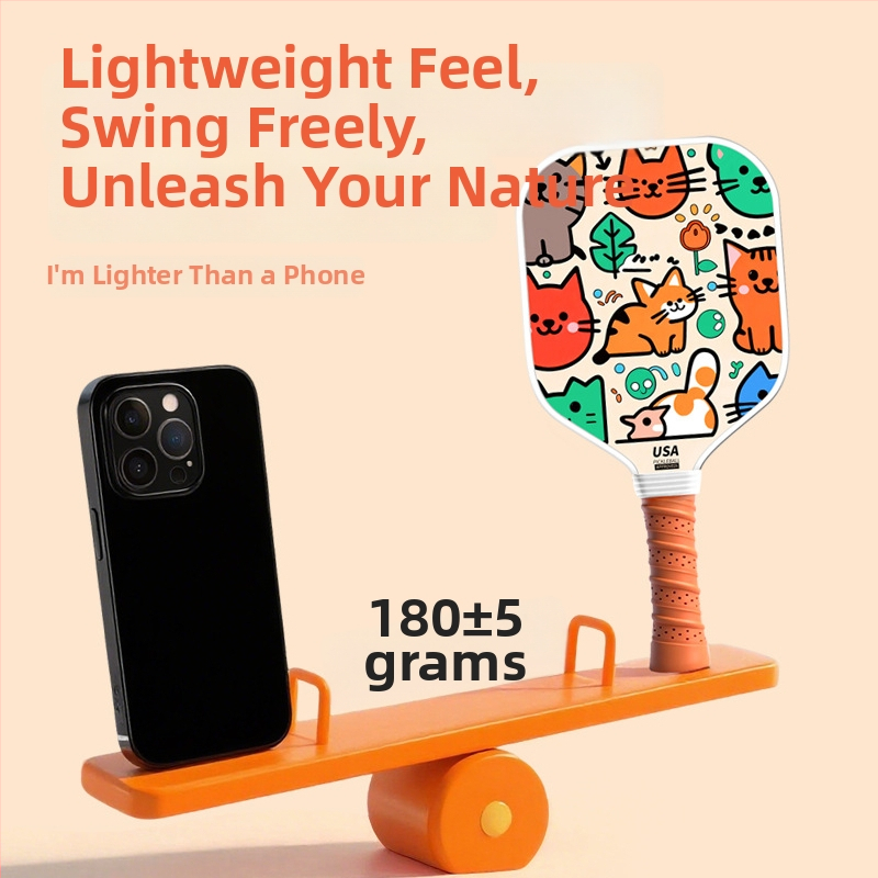 Detská raketa na pickleball z vlákna skla, karikatúr dizajn, Lidakang, 175±5 g