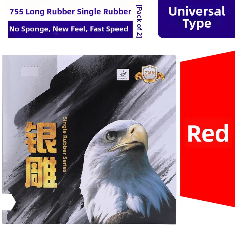 Stalo teniso guma 729 - Long Glue, atakos stilius, viengabalių konstrukcija, granuliuota paviršiaus danga