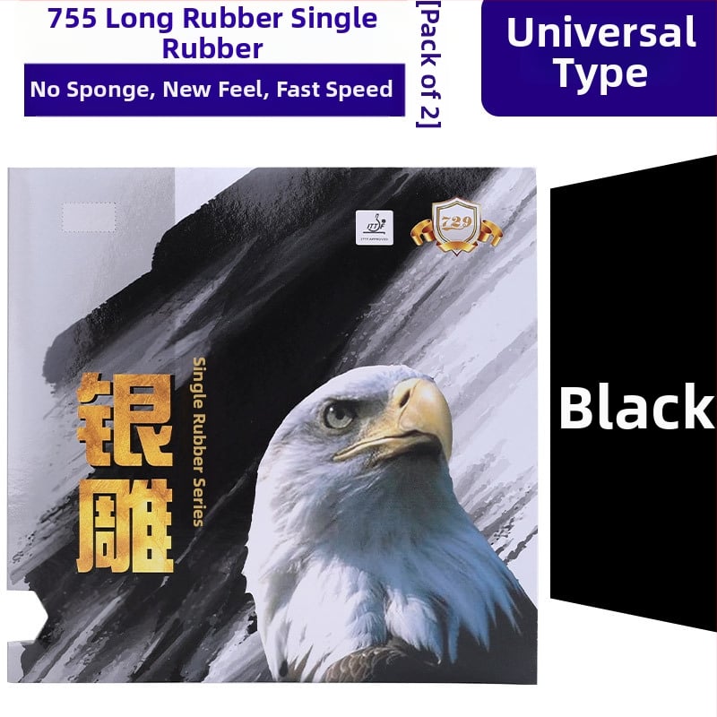 Stalo teniso guma 729 - Long Glue, atakos stilius, viengabalių konstrukcija, granuliuota paviršiaus danga