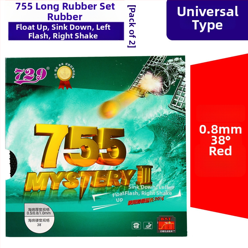 Stalo teniso guma 729 - Long Glue, atakos stilius, viengabalių konstrukcija, granuliuota paviršiaus danga