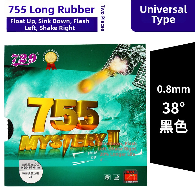 Stalo teniso guma 729 - Long Glue, atakos stilius, viengabalių konstrukcija, granuliuota paviršiaus danga