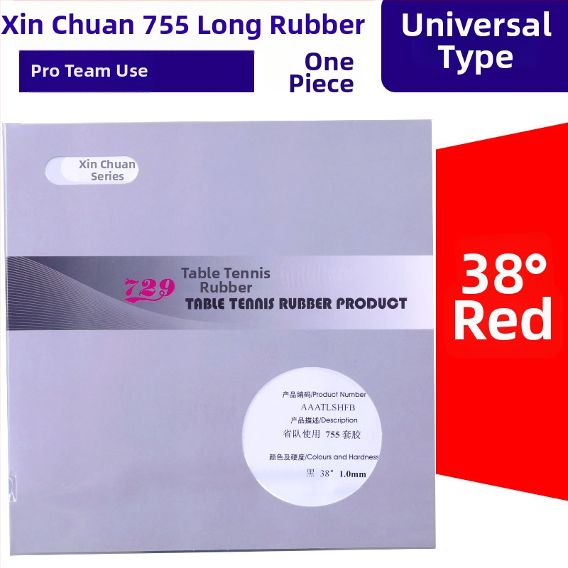 Stalo teniso guma 729 - Long Glue, atakos stilius, viengabalių konstrukcija, granuliuota paviršiaus danga