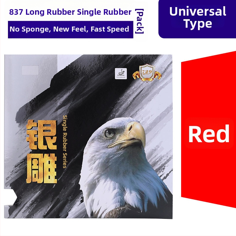 Stalo teniso guma 729 - Long Glue, atakos stilius, viengabalių konstrukcija, granuliuota paviršiaus danga