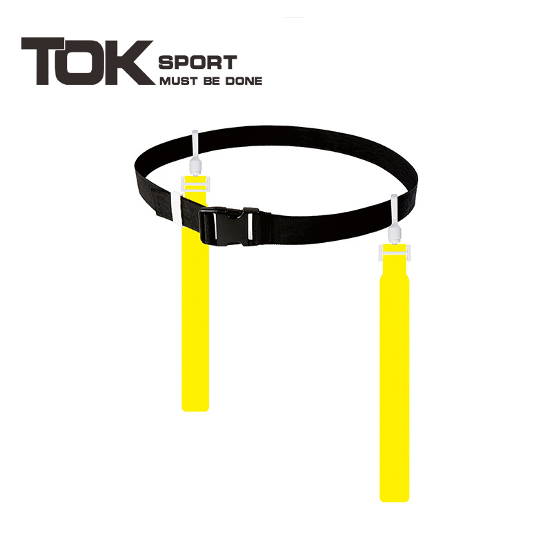TOKSPORT Flag football vöö kinnitus — PVC materjal, UV trükk kohandamiseks, Sobib jalgpalli treeningutele