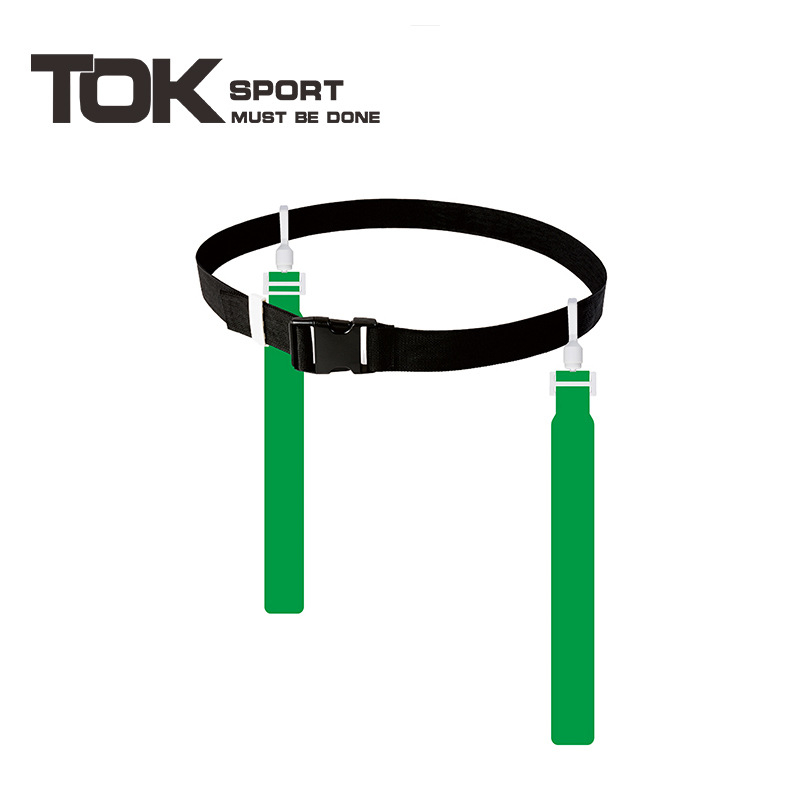 TOKSPORT Flag football vöö kinnitus — PVC materjal, UV trükk kohandamiseks, Sobib jalgpalli treeningutele