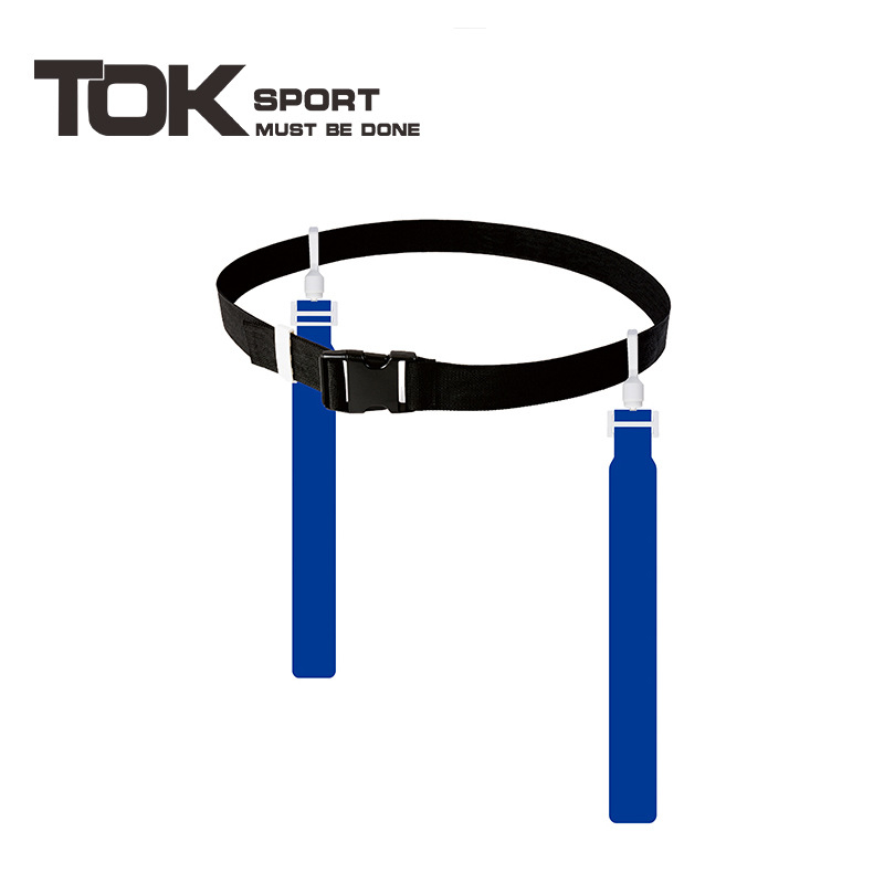 TOKSPORT Flag football vöö kinnitus — PVC materjal, UV trükk kohandamiseks, Sobib jalgpalli treeningutele