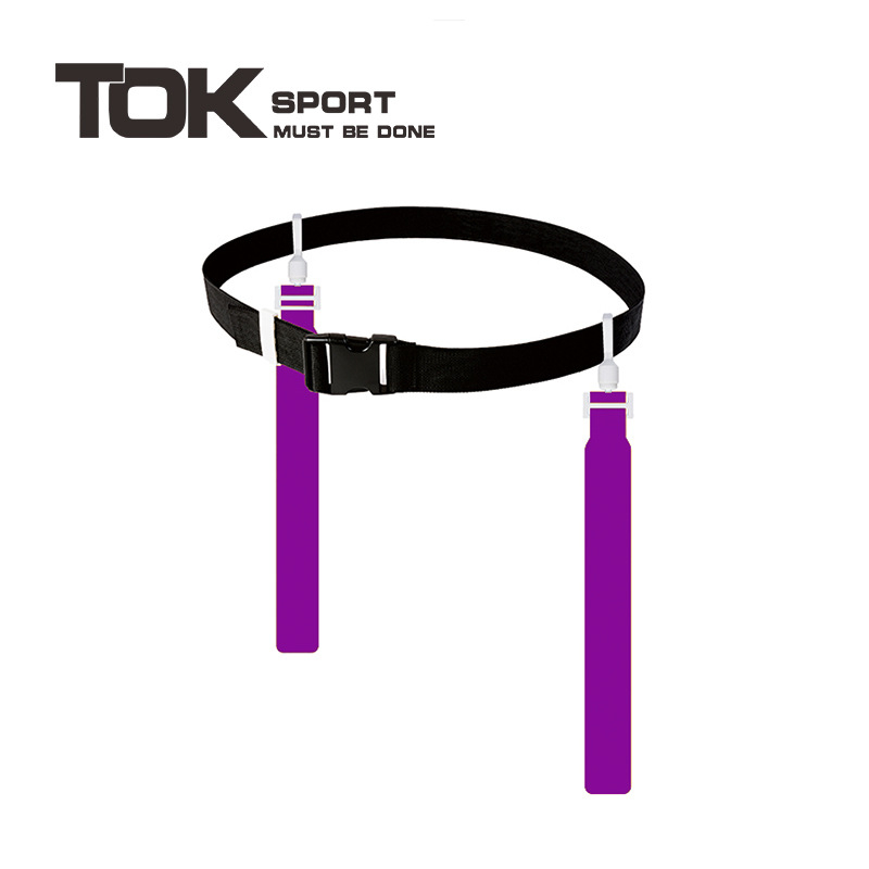 TOKSPORT Flag football vöö kinnitus — PVC materjal, UV trükk kohandamiseks, Sobib jalgpalli treeningutele