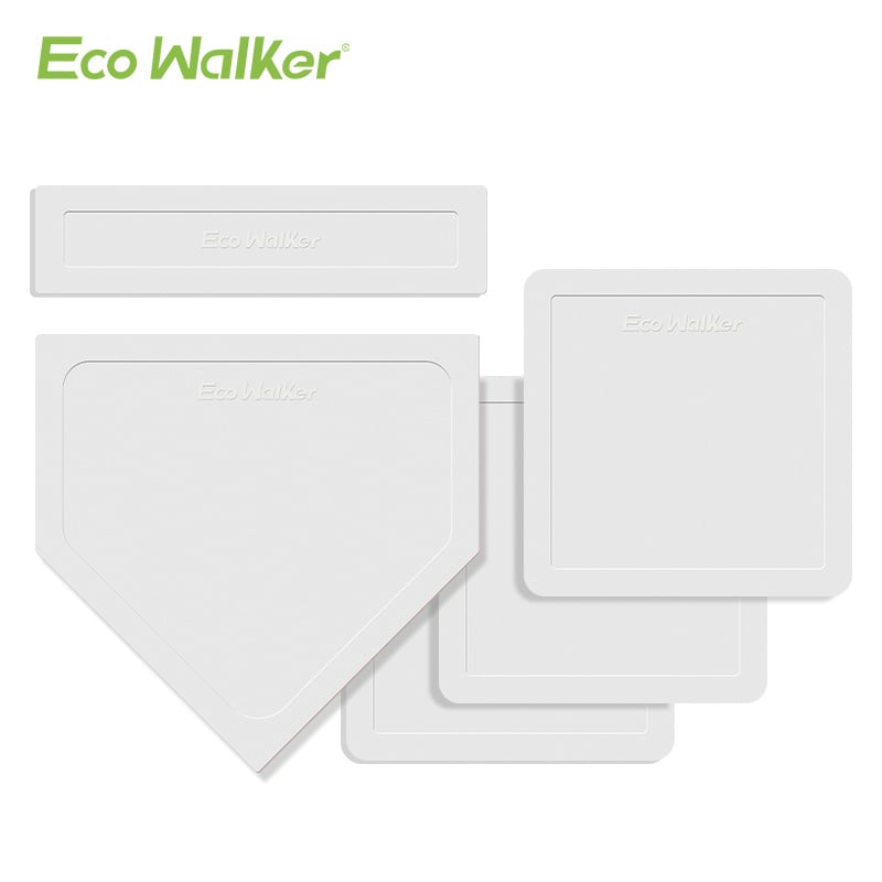 TPE beisbolo treniruočių bazės komplektas, atsparus vandeniui, neslidus, įskaitant Home Plate ir Pitcher's Plate (storintas)