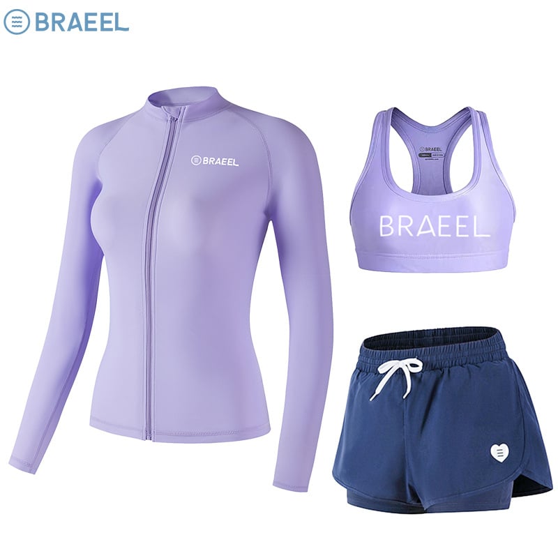 BRAEEL Γυναικεία δύο-τμηματική στολή κατάδυσης – Νάιλον, Προστασία UV