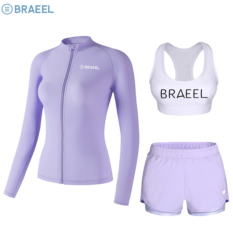 BRAEEL Γυναικεία δύο-τμηματική στολή κατάδυσης – Νάιλον, Προστασία UV