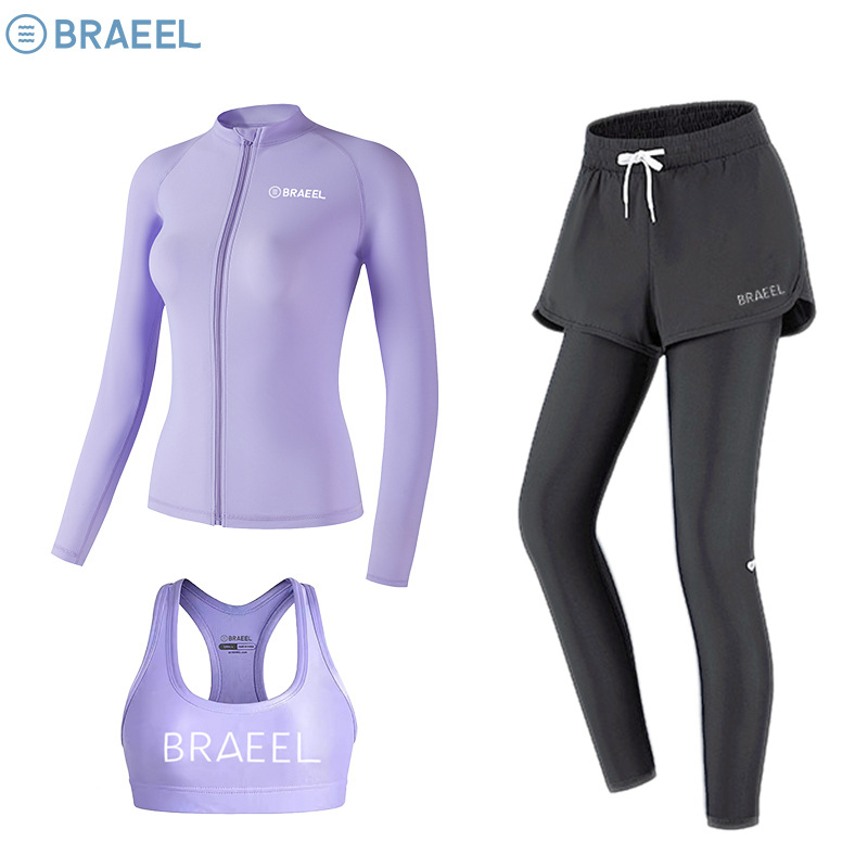 BRAEEL Γυναικεία δύο-τμηματική στολή κατάδυσης – Νάιλον, Προστασία UV