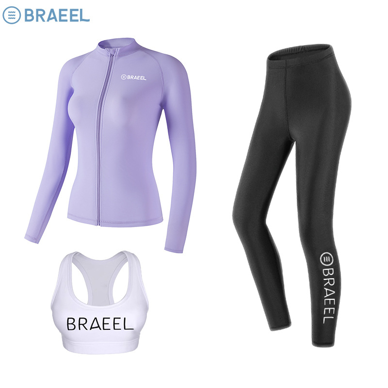 BRAEEL Γυναικεία δύο-τμηματική στολή κατάδυσης – Νάιλον, Προστασία UV