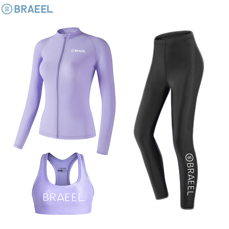 BRAEEL Γυναικεία δύο-τμηματική στολή κατάδυσης – Νάιλον, Προστασία UV