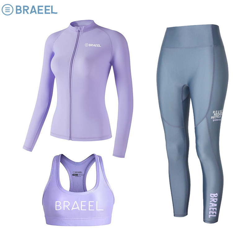 BRAEEL Γυναικεία δύο-τμηματική στολή κατάδυσης – Νάιλον, Προστασία UV