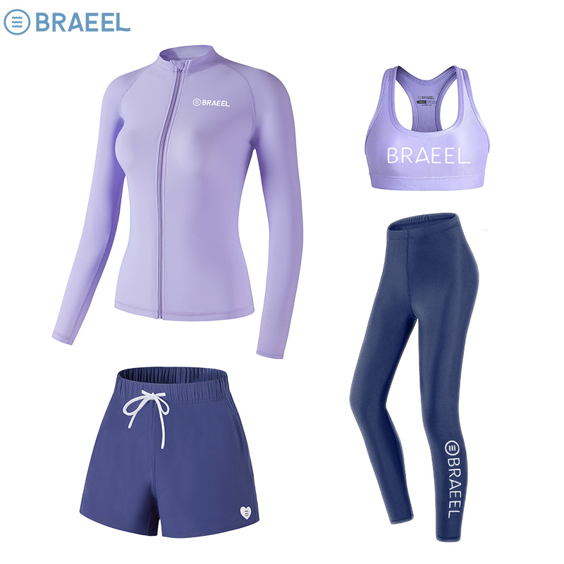 BRAEEL Γυναικεία δύο-τμηματική στολή κατάδυσης – Νάιλον, Προστασία UV