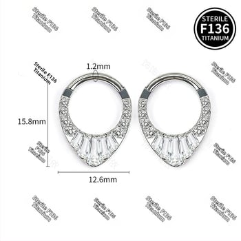 Unisex auskarai iš titano lydinio — geometrinė forma, krištolai, aplinkai draugiška apdorojimas, asmeninis mados stilius