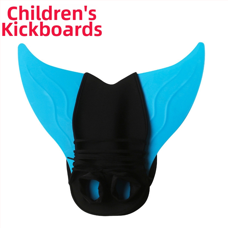 Bērnu sirēnu peldspārni – Viengabalas, vaļas aste dizains, PP+TPR materiāls, pielāgojams