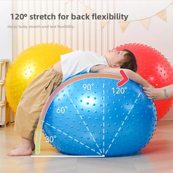 ABS jogos kamuolys vaikams ir kūdikiams — storesnis, atspari sprogimams treniruoklių kamuolys jutiminei lavinai (drakono dizainas)