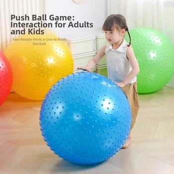 ABS jogos kamuolys vaikams ir kūdikiams — storesnis, atspari sprogimams treniruoklių kamuolys jutiminei lavinai (drakono dizainas)