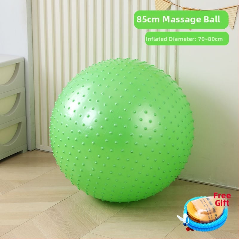 ABS jogos kamuolys vaikams ir kūdikiams — storesnis, atspari sprogimams treniruoklių kamuolys jutiminei lavinai (drakono dizainas)