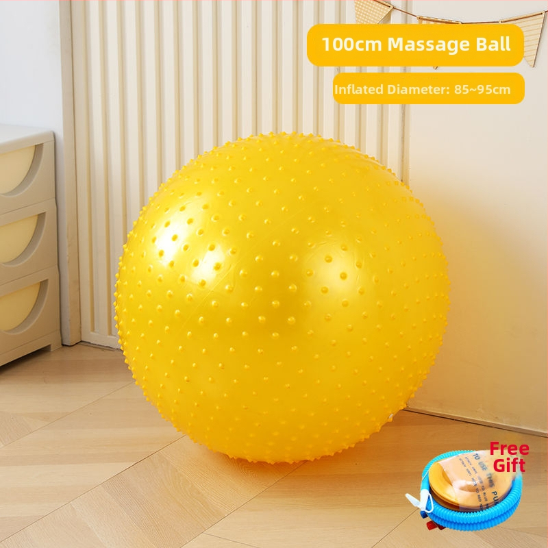 ABS jogos kamuolys vaikams ir kūdikiams — storesnis, atspari sprogimams treniruoklių kamuolys jutiminei lavinai (drakono dizainas)