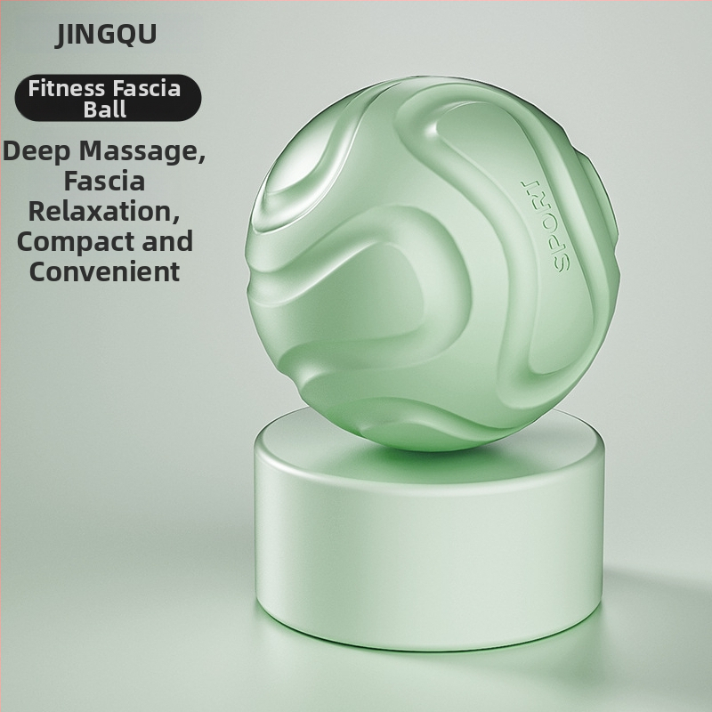 Fasijos masažo kamuolys pėdų masažui, gilių akupunktūros taškų raumenų atsipalaidavimas, pečių ir kaklo palengvėjimas, joga meridijono kamuolys; Medžiaga: TPE; Svoris: 135 g; Nepripučiamas