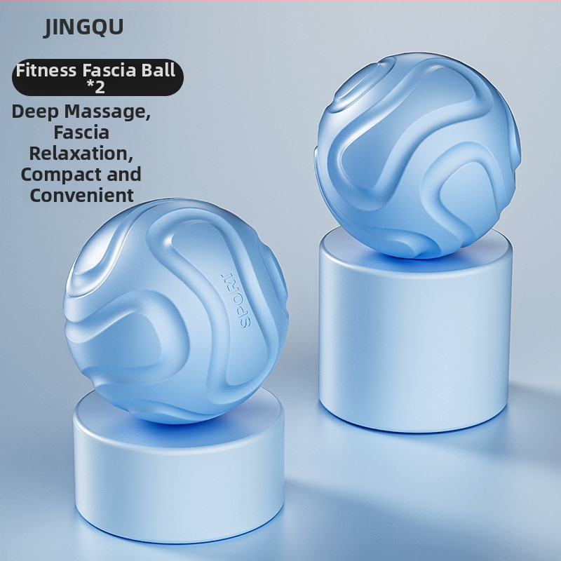 Fasijos masažo kamuolys pėdų masažui, gilių akupunktūros taškų raumenų atsipalaidavimas, pečių ir kaklo palengvėjimas, joga meridijono kamuolys; Medžiaga: TPE; Svoris: 135 g; Nepripučiamas