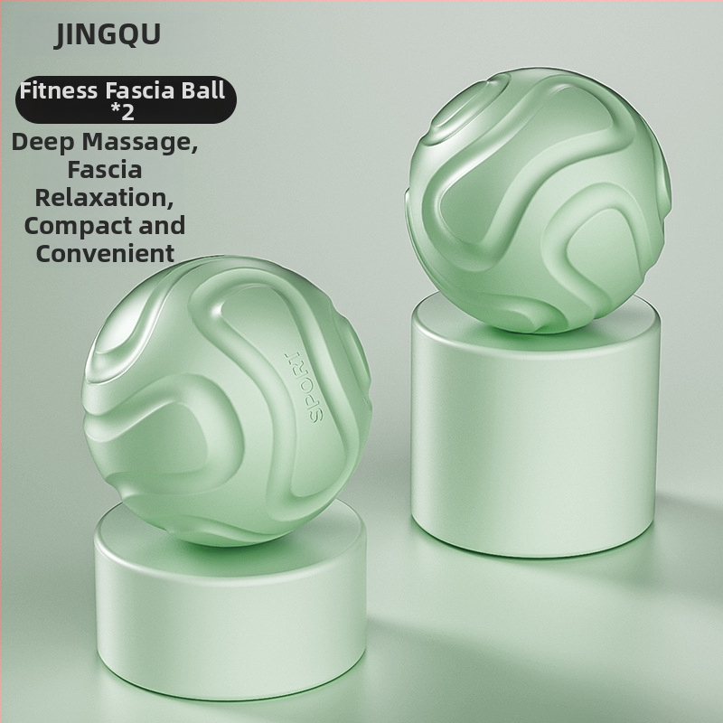 Fasijos masažo kamuolys pėdų masažui, gilių akupunktūros taškų raumenų atsipalaidavimas, pečių ir kaklo palengvėjimas, joga meridijono kamuolys; Medžiaga: TPE; Svoris: 135 g; Nepripučiamas
