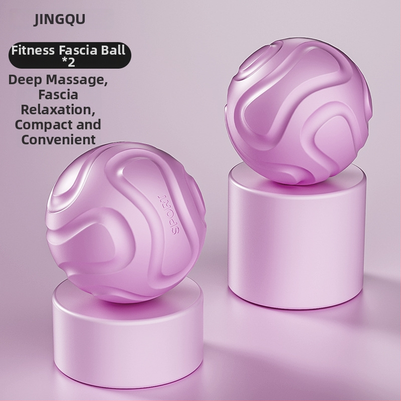 Fasijos masažo kamuolys pėdų masažui, gilių akupunktūros taškų raumenų atsipalaidavimas, pečių ir kaklo palengvėjimas, joga meridijono kamuolys; Medžiaga: TPE; Svoris: 135 g; Nepripučiamas