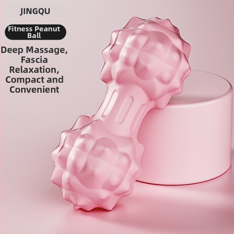 Fasijos masažo kamuolys pėdų masažui, gilių akupunktūros taškų raumenų atsipalaidavimas, pečių ir kaklo palengvėjimas, joga meridijono kamuolys; Medžiaga: TPE; Svoris: 135 g; Nepripučiamas