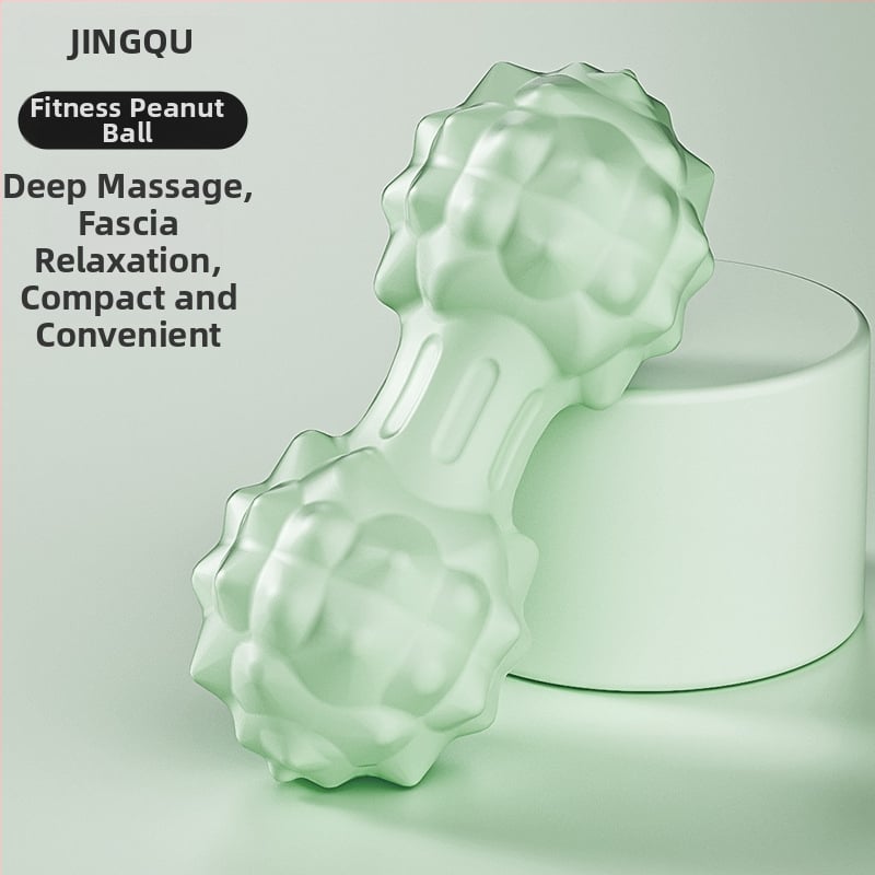 Fasijos masažo kamuolys pėdų masažui, gilių akupunktūros taškų raumenų atsipalaidavimas, pečių ir kaklo palengvėjimas, joga meridijono kamuolys; Medžiaga: TPE; Svoris: 135 g; Nepripučiamas